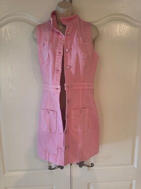 Ramy Brook Pastel Pink Denim dress